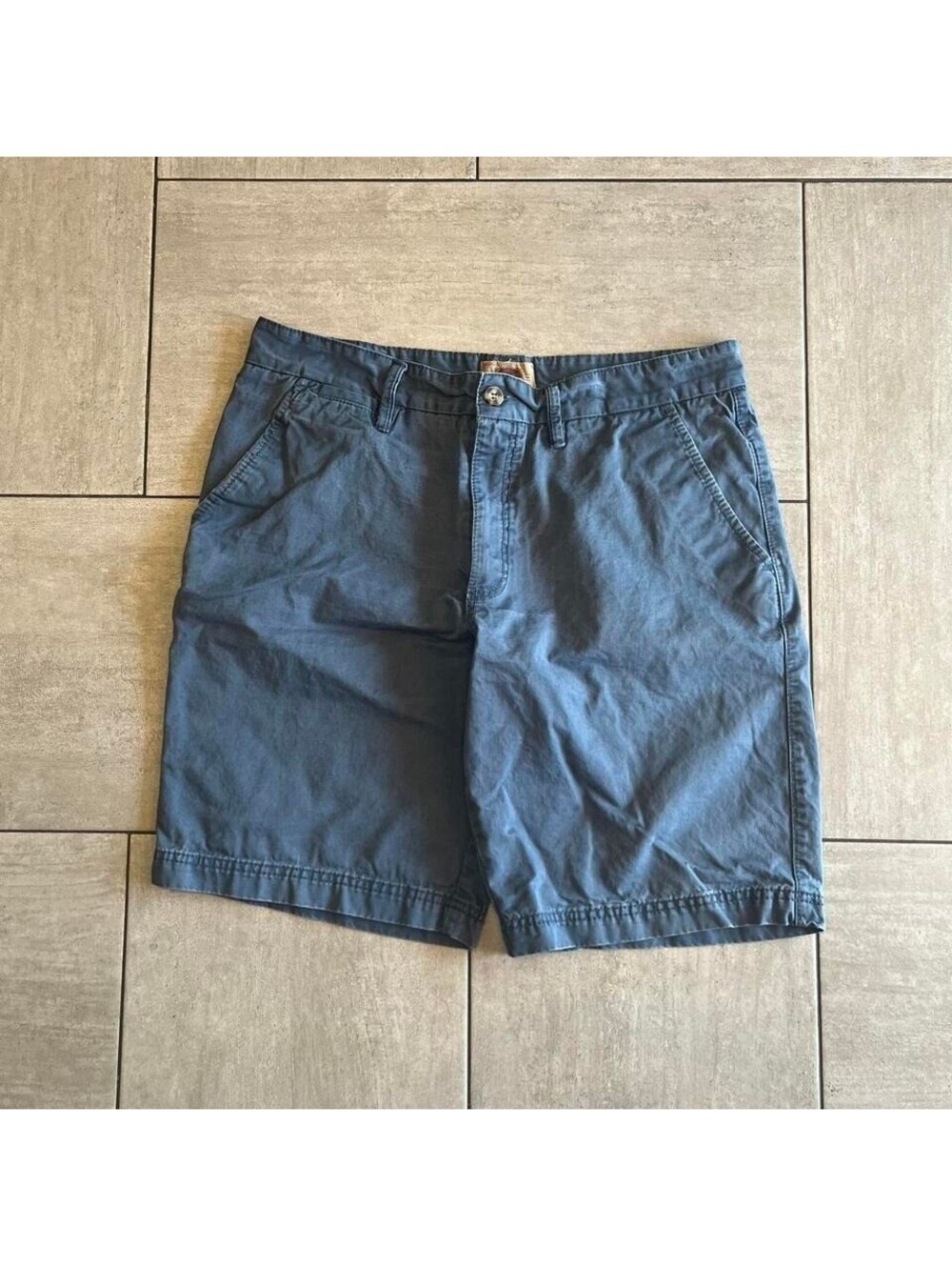 Boston Traders Luxury Vintage Mens Blue Chino Shorts Size 36
